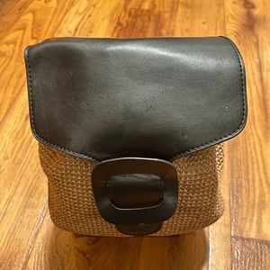 Straw Mini Backpack Bag